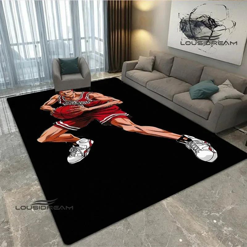 3D Cartoon Slam Dunk printed carpet Non-slip carpet outdoor carpets area rug Home bedroom decor rug for bedroom birthday gift