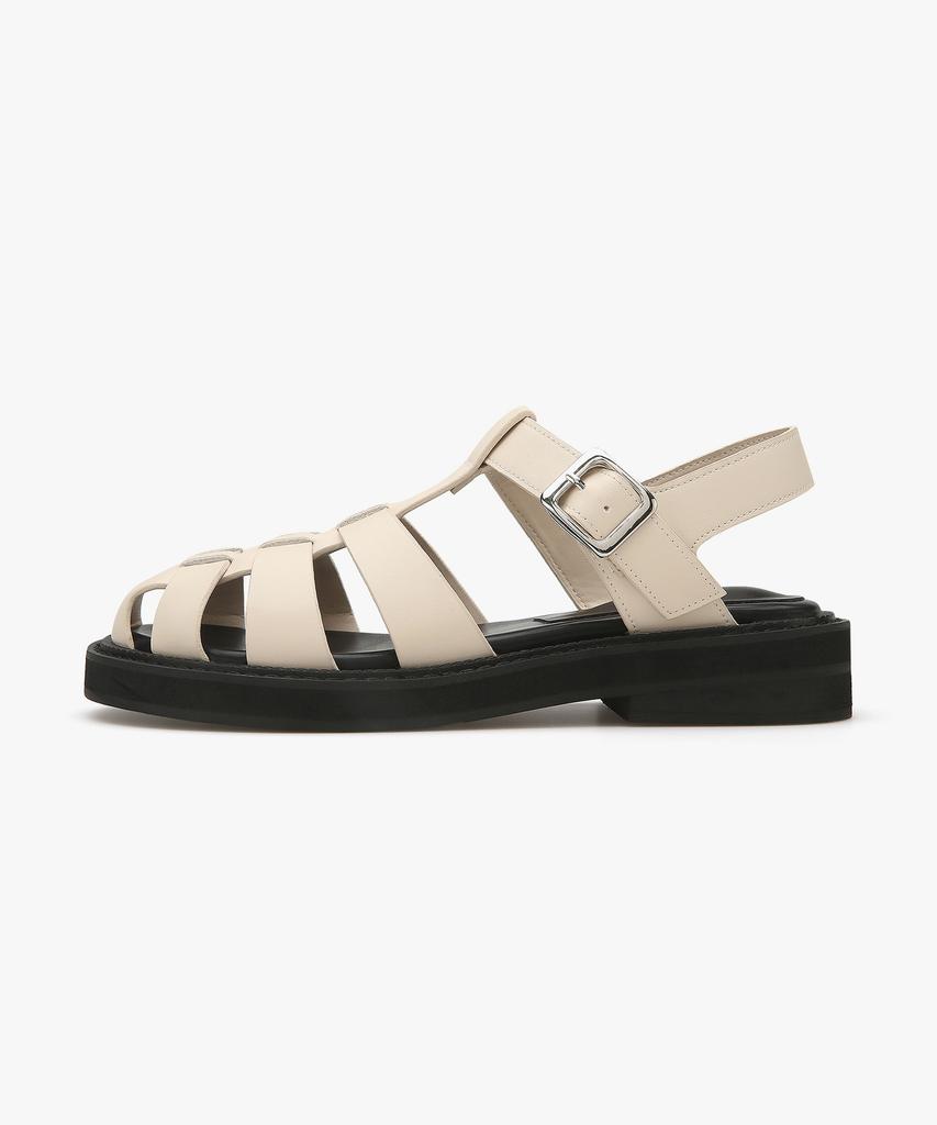 Salt And Chocolate Round Toe Fisherman Sandals 412324017 (3.5Cm/3 Colors)