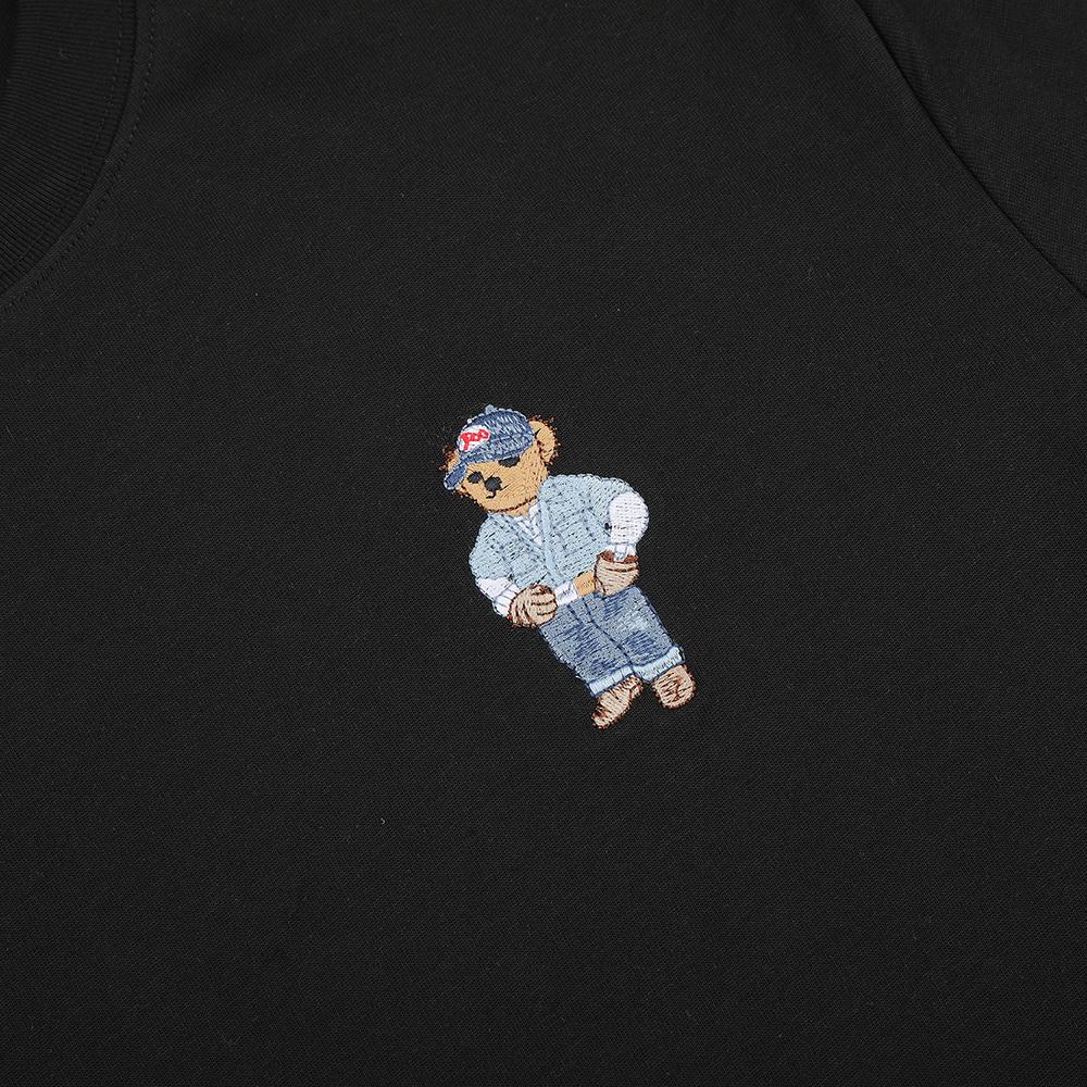 Ralph Lauren Summer Men's and Women's 100% Cotton Polo Bear T-Shirt Embroidered Logo Casual Short Sleeve Tee