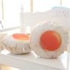 Stuffed Egg Pillow Lovely Simulation Fried Egg Plushie Fluffy Hip Protective Sofa Pillow Sofa Buttocks Cushion Office Chair Seat Home Decoration
