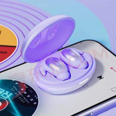 Sleep True Wireless Bluetooth In-Ear Earphones - Comfortable, No-Pressure Binaural Stereo TWS Silicone Earbuds