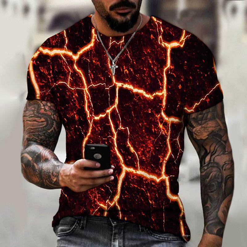 

Terror Magma Тренд Принт 3D Футболка Мода для Мужской Летней Футболки 6XL