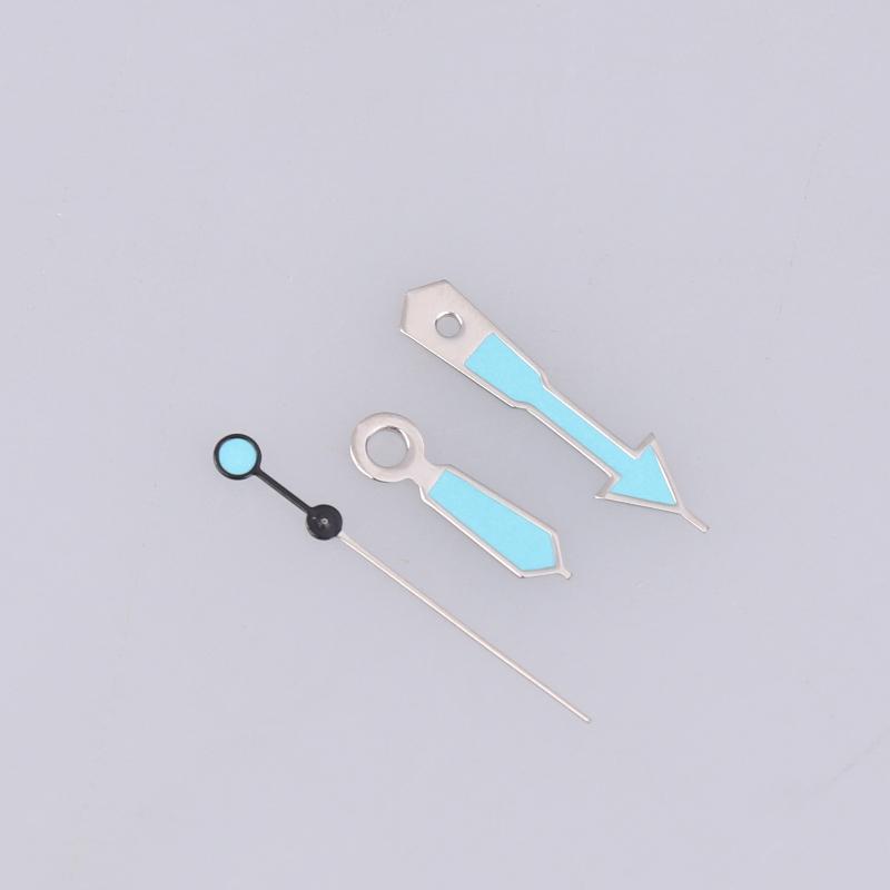 Luminous Watch Hands Set Triangle Sword Style Fit NH35 NH36 4R Movement