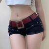 Fashion Style Cargo Jeans Women's Summer Thin Sexy Stylish Removable Loose Casual Wide-Leg Pants