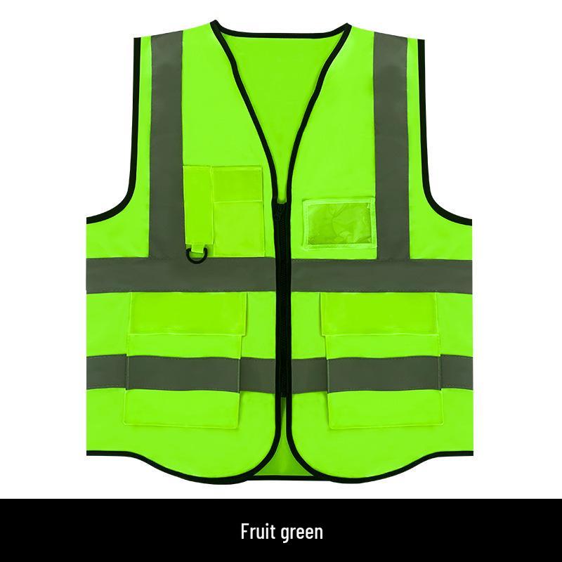 Rui Chuang Multi-Pocket Reflective Safety Vest for Construction and Transportation
