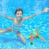 3 Pcs Kids Diving Pool Toys Sea Plant Shape Outdoor Swimming Pool Children Games Interactive Training Underwater Grabbing Toys