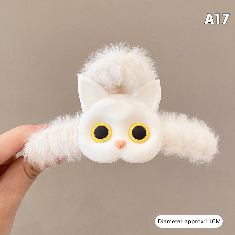 Plush Claw Bow Tassel Hairpin Best Claw Clips For Thick Hair Women Accessories