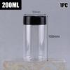 1Pieces 100/130/150/200/300Ml Spice Bottles Jars Clear Seasoning Bottles Bbq Clear Salt Pepper Shakers Kitchen Condiment Bottle