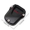 Kickstand Plate Aluminum Alloy Parking Support Stand Wear-Resistant Heavy-Duty Motorbike Accessories For Daily Commuting Camping