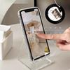 Módní Jednoduchý a Průhledný Akrylový Stolní Držák na Telefon Multifunkční Stojan Silný Protiskluzový Stabilní Stojan na Displej Mobilního Telefonu a Tabletu