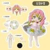 Doll Clothes OB11 Kanroji Mitsuri Interchangeable Face High Quality Full Set 1/12 Plain Body Collect Birthday Christmas Gift