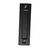 Sliding Barn Door Handle Carbon Steel 4.8mm Thick Double Sided Barn Door Push Pull Handle Black