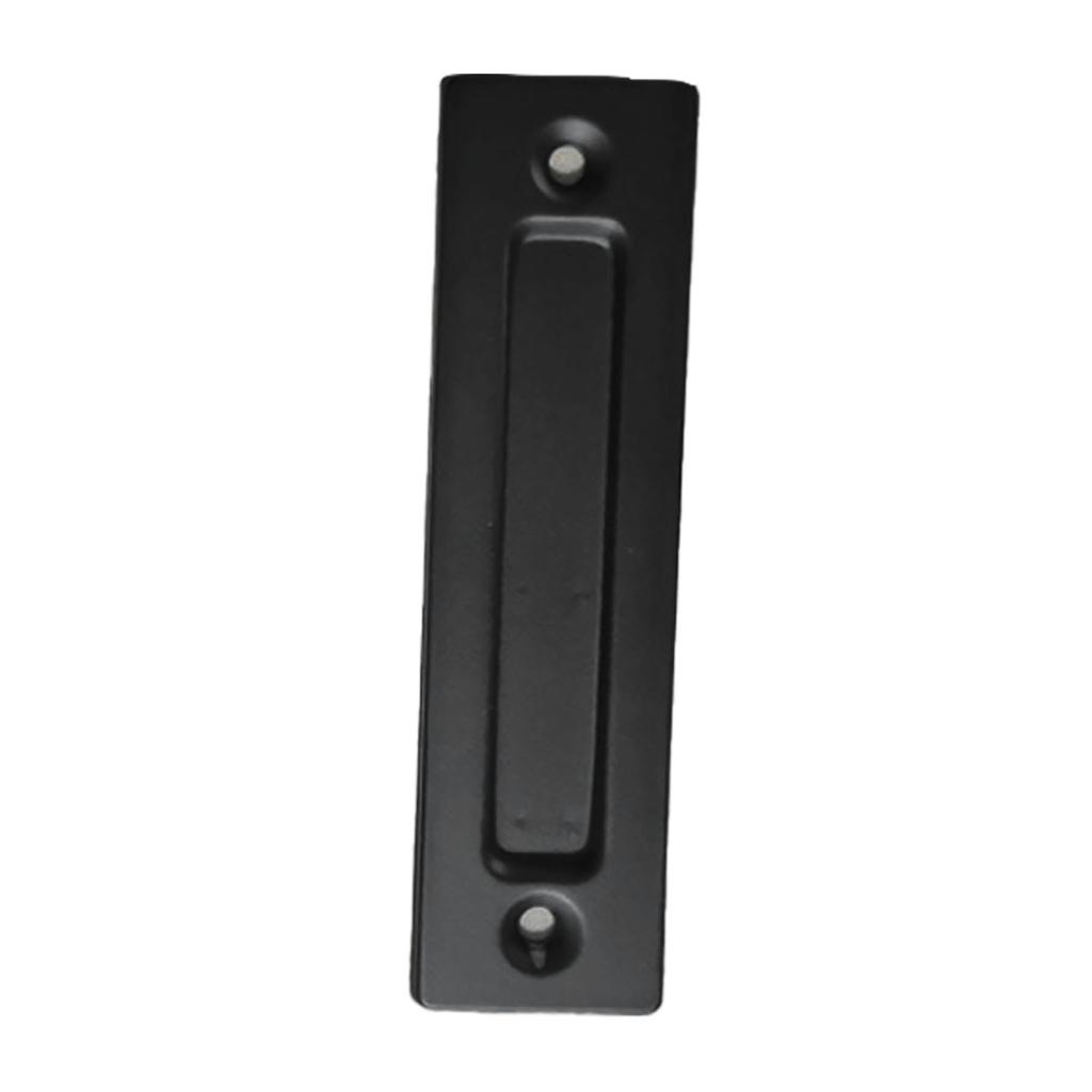 Sliding Barn Door Handle Carbon Steel 4.8mm Thick Double Sided Barn Door Push Pull Handle Black