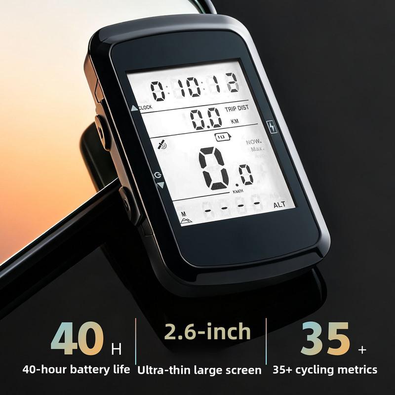 OFFBONDAGE Bicycle Computer Wireless GPS Bike Speedometer MTB Road Bike Cycling Odometer USB Rechargeable Digital Stopwatch