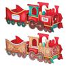 Santa Claus Christmas Presents Train Handmade Portable Santa’s Gift Train Deliver Holiday Cheer in Style