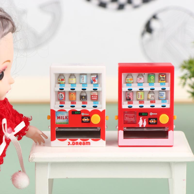 1 stk Dukkehus Hjemmetilbehør Mini Drikkemaskinmodell rekvisitter til opptaksscene Dukketilbehør