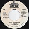 7inch Record JACK RADICS  Rush To Romance NONE3 Roof Internatio Jamaica Reggae Ska  Dub Used