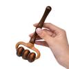 Wooden Massage Roller Handheld Muscle Relief For Neck, Shoulders, Head Promotes Circulation Home & Office Use