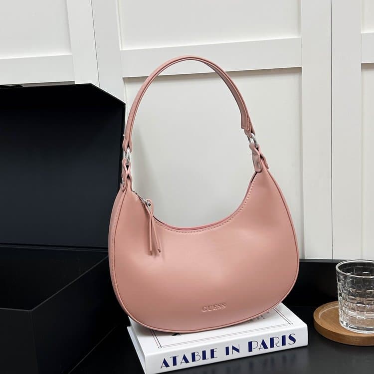 New Women's Shoulder Bag Portable Oblique Half-moon Bag