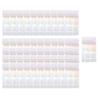 50 Pieces Transparent Holographic Trading Cards Film