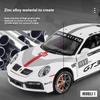 1/32 Scale Simulation Porsche 911 GT3 RSR Alloy Racing Model Ornaments Children's Holiday Gift, Open Door Sports Car Model Boy Toys