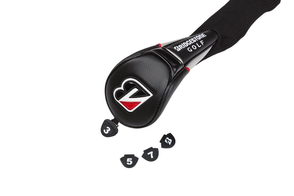 BRIDGESTONE Tour Series Headcover (Sock Type) HC2501 BK for Fairway Woods, 2025 Model