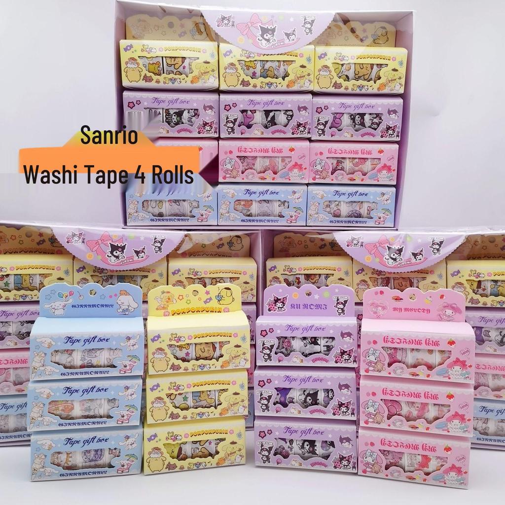 Cartoon Sanrio Washi Tape Sticker Gift Box Set