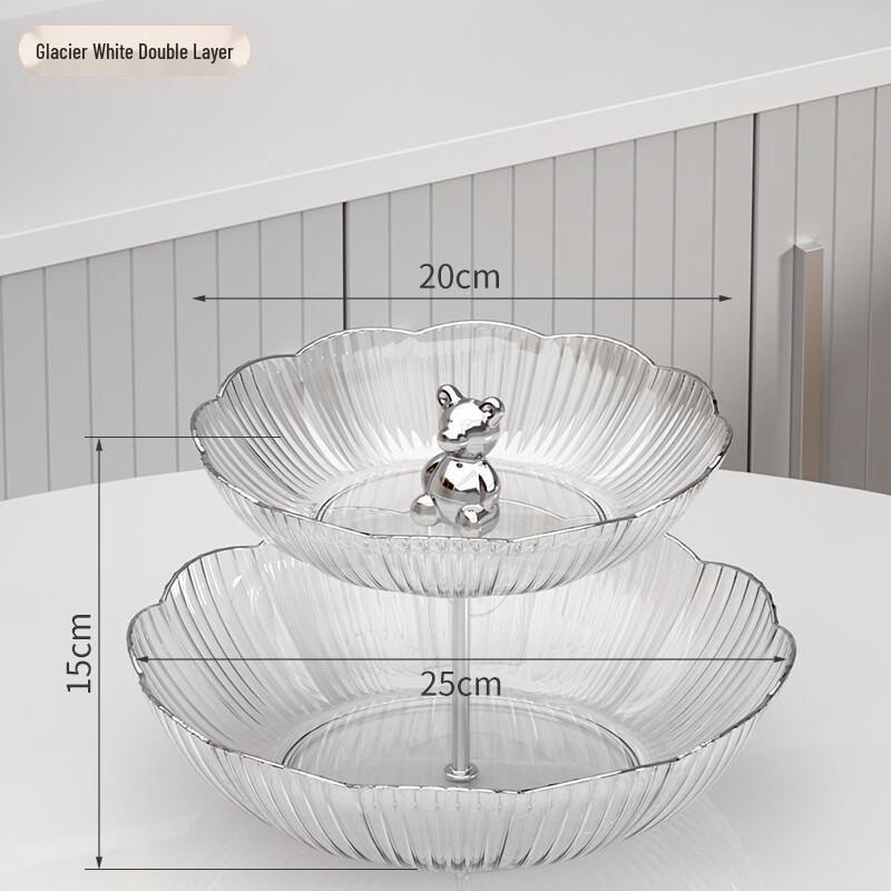 Abay Three-Tier Fruit and Snack Tray