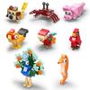 Insect Animals Model Set Building Blocks Toy Assembly Bee Dragonfly Mantis Bricks Toy Interesting Animal Ornaments For Kids Gift