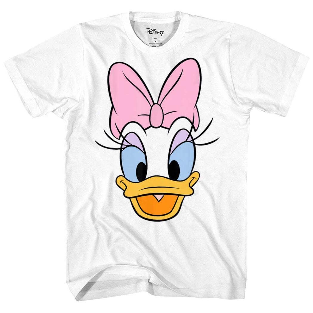 Disney Daisy Duck Face 100% Cotton T-shirt Mens Tees Top S