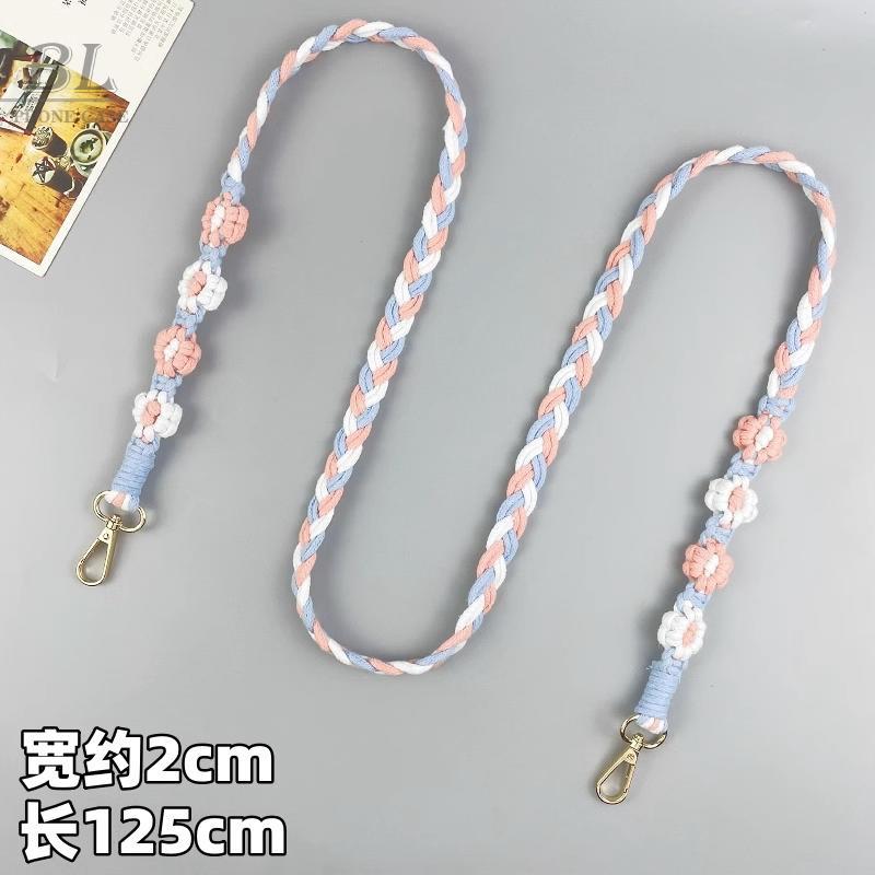 Japanese Daisy Handmade Mobile Phone Lanyard, Off-road Can Be Woven To the Phone Hook To the Back of the Mobile Phone Lanyard