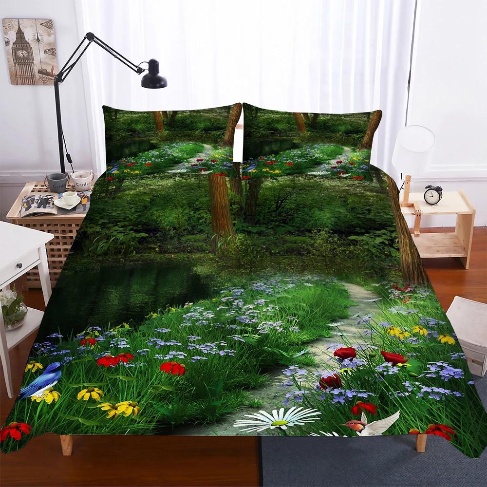 Super super king Bed linen sets Double single Soft Duvet Cover Set 3D Twin Children Kids Beding Set Soft Duvet Cover Pilowcase 2-3 pcs Bedclothes