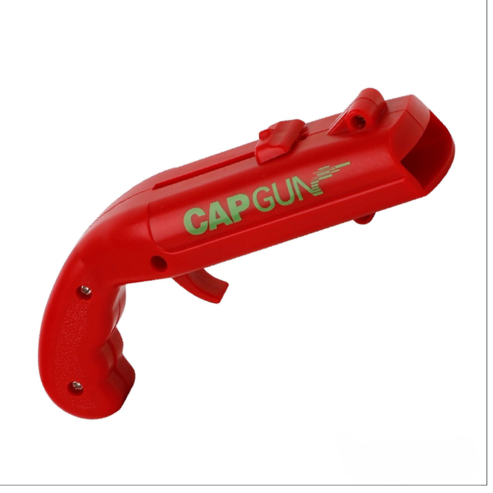 

ABS Creative Pistol Bottle Opener Launches Beer Caps Fun Shooting Cap Gun Multifunctional Gadget For Home Bar Kitchen Tool красный