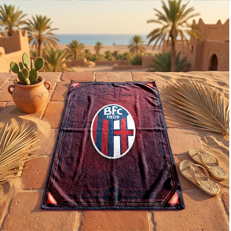 Bologna FC Print Mikrofaser Strandtuch Schnelltrocknend Saugfähig Großes Handtuch für Strand Schwimmen Reisen