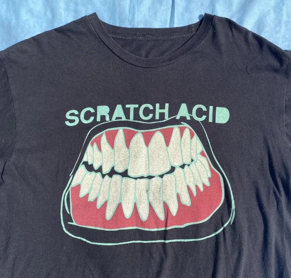 Vtg Scratch Acid Band Tour T-shirt size S-5XL S