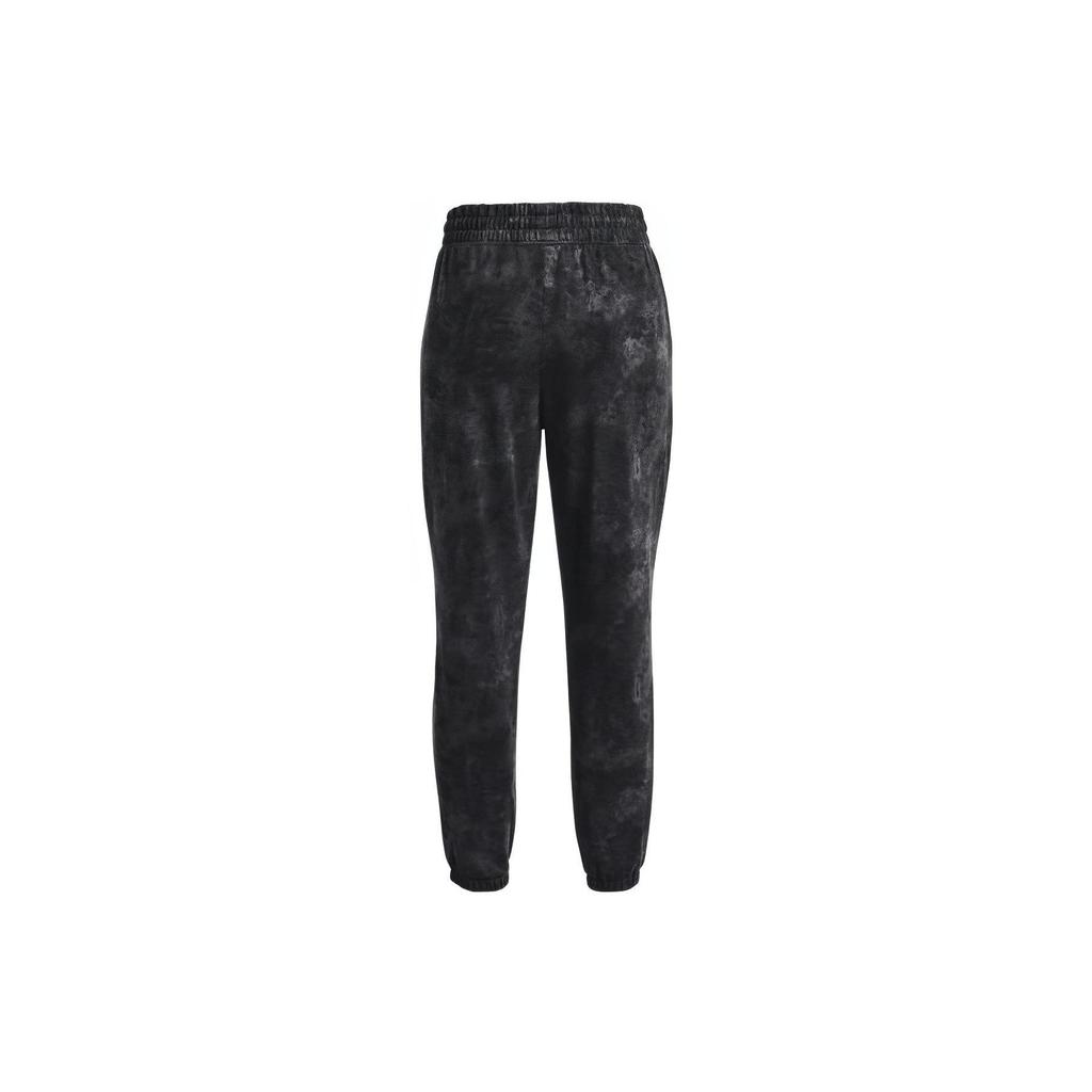 Under Armour Tie-Dye Print Drawstring Joggers Women Joggers Black 1373040-001