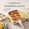 Supor Maifan Stone Non-Stick Square Frying Pan with Spatula