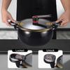 1 Piece Chubby Micro-Pressure Pot Household 7L Large Capacity 26cm Stew Pot Multi-Functional Non-Stick Pot Induction Cooker Gas
