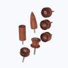 7pcs Rosewood Leather Burnisher Kit Pointed Tip Leather Slicker Tool