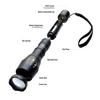 Exquisite 40x Strong Light LED Flashlight Long Shot Torch for Household Outdoor Activities