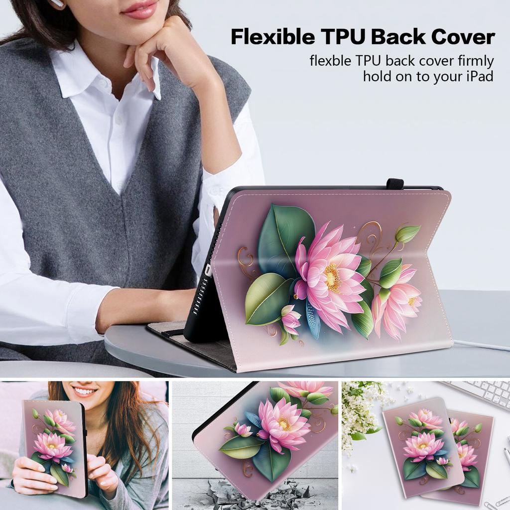 PU Leather Tablet Case for Realme Pad- 11 Styles! Durable, with 2 Stand Slots, Pencil Holder & Card Slots, Flexible TPU Back Cover
