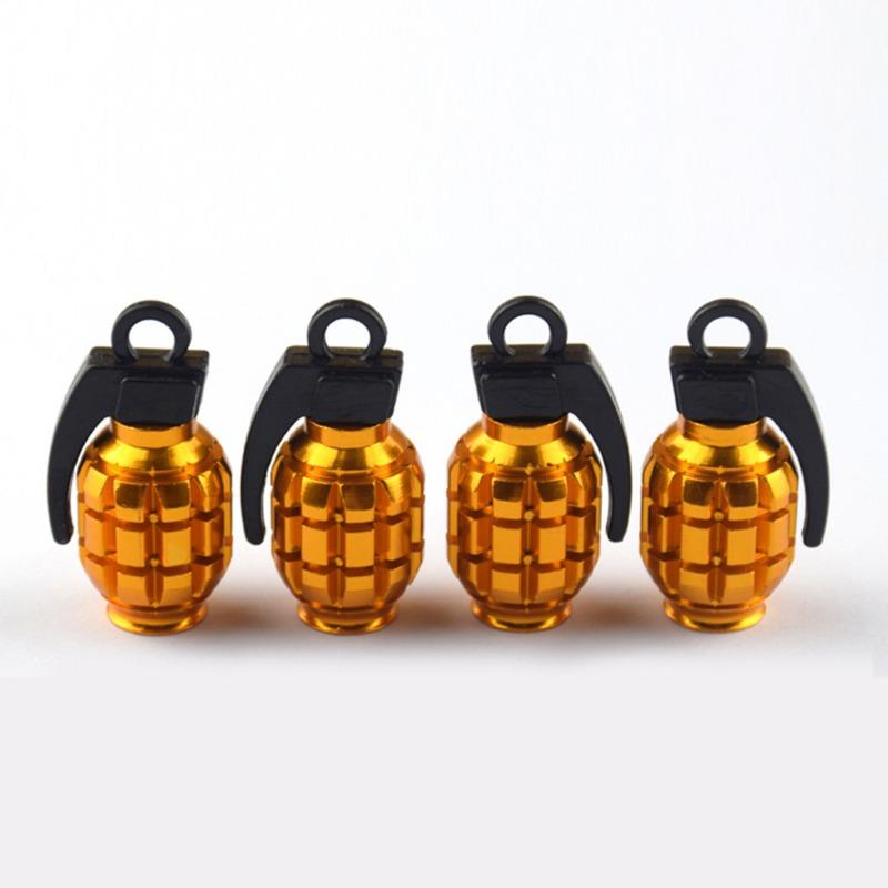 4Pcs/Lot Universal Car Tire Wheel Valve Cap Tyre Air Stems Dust Cover Car Moto Bike Styling Stems Auto Decal