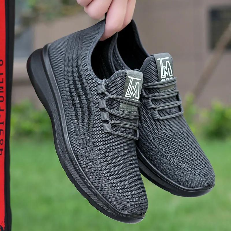 Men's Shoes Summer Lightweight Breathable Mesh Non Slip Casual Sneakers