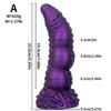 Silikonowy korek analny Monster Dildo miękki penis zabawki erotyczne para stymulator waginy damski masturbator korek analny sex shop produkty erotyczne