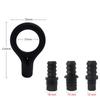 Men's Silicone Self-Defense Massage Gun Head & Vibration Ring Replacement Adapter.