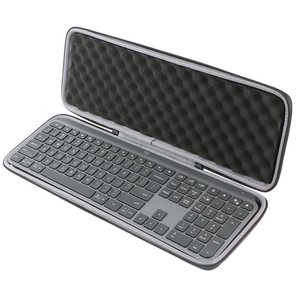 co2CREA 対応 Logicool ロジクール MX KEYS KX800/ MX KEYS S KX800sキーボード専用収納ケース ブラック