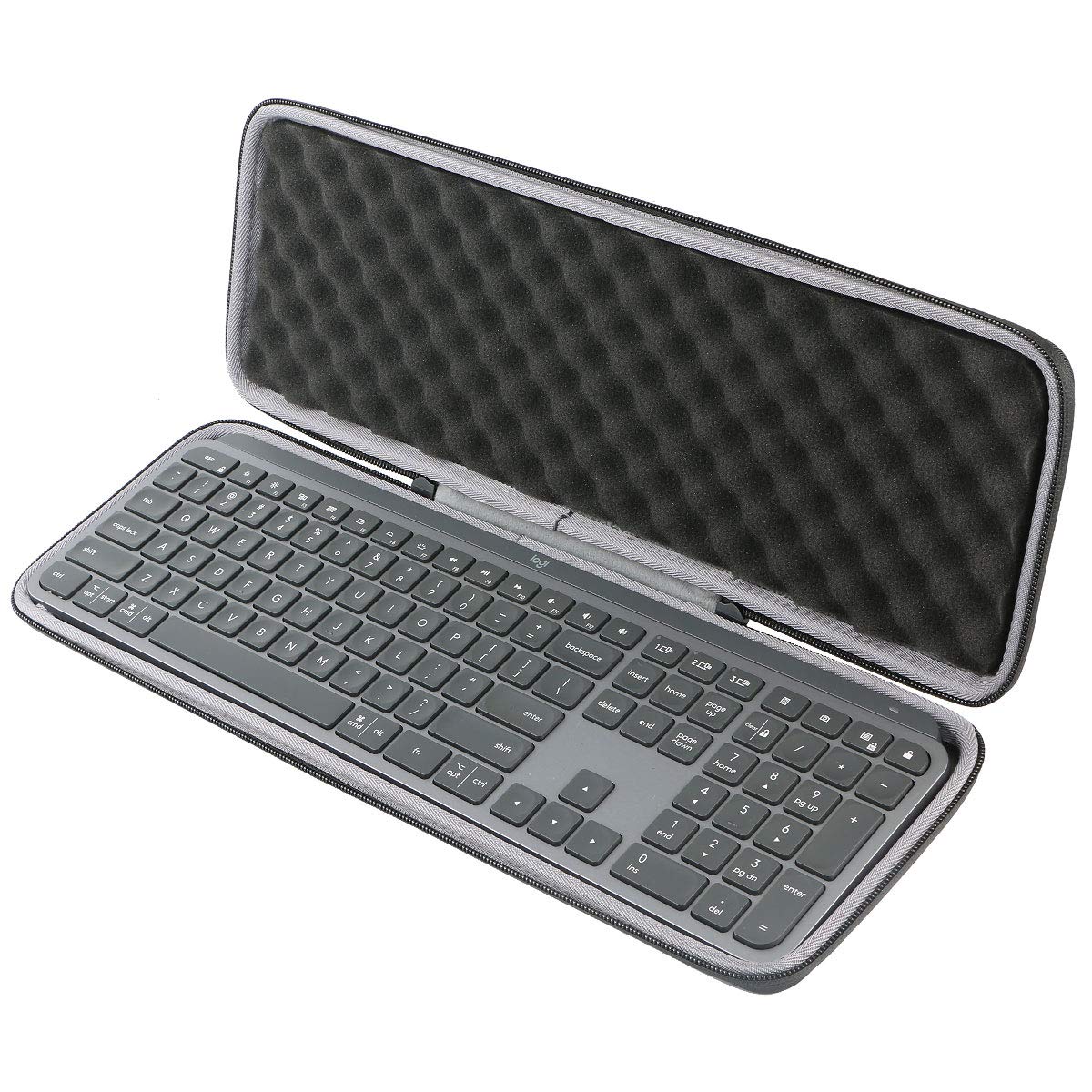 

co2CREA Storage Case Compatible with Logitech MX KEYS KX800/MX KEYS S KX800s Minimalist Wireless Illuminated Keyboard (Case Only)