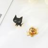 Cute Animal Cats Brooch Cartoon Black And White Cat Enamel Pins Custom Denim Backpack Lapel Pin Jewelry Gifts For Couple Friends