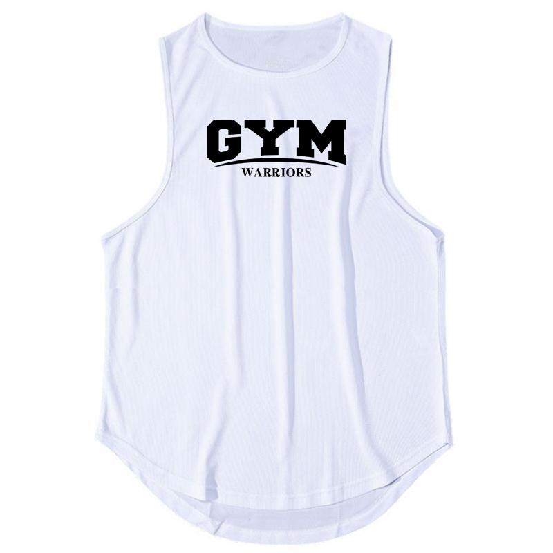 Muscleguys Men's Running Vests Summer Gym Warriors Tank Tops Fitness Clothing Quick-drying Loose Bodybuilding Basketball Sleeveless Shirts