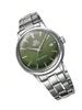Watch Unisex Mechanical Watch Automatic/Manual Dual-Mode Movement, 30M Water Resistance, Green Dial, Metal Strap RA-AC0M09E30B